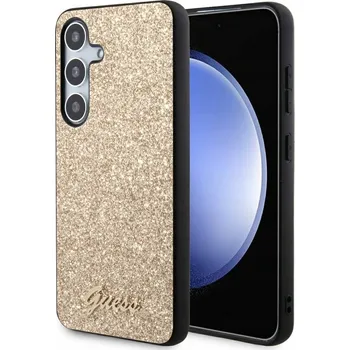 Pouzdro na mobilní telefon Zadní Kryt Guess pro Samsung Galaxy S24 zlatý