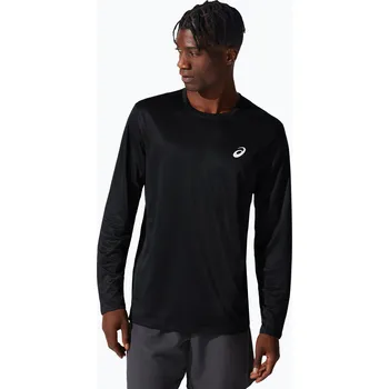Pánské oblečení Pánské běžecké tričko ASICS Core Top performance black s dlouhým rukávem