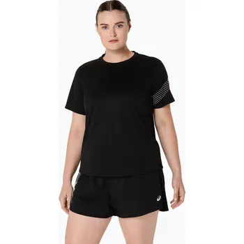 Dámské oblečení Dámské běžecké tričko ASICS Icon SS Top performance black