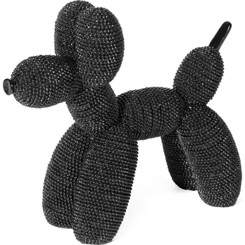 Váza DEKORAČNÍ FIGURKA ELDO 18X7X16 CM ČERNÁ