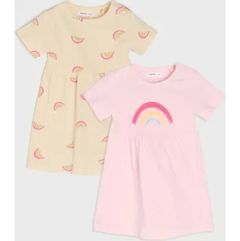 Dívčí spodní prádlo Sinsay - Sada 2&nbsp;šatů - pastelová růžová - 868DB-03X - 868DB-03X-86