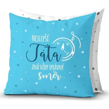 Polštář Nekupto DC7 Dárkový polštář NEJLEPŠÍ TÁTA, 30x30cm d100020