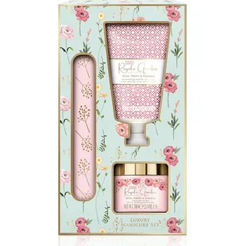 Kosmetická sada Baylis&Harding Rose, Poppy & Vanilla Sada péče o nehty, 3dílná k400128