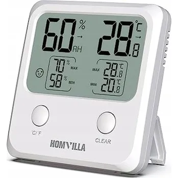 Domácí teploměr Teploměr HOMVILLA BYK bílý