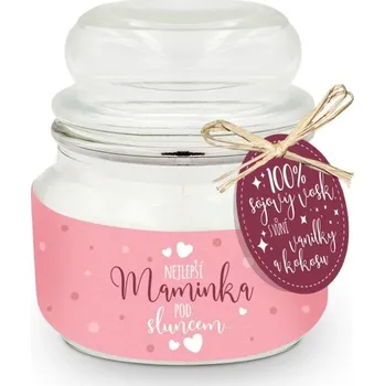 Svíčka Nekupto DC7 Dárková svíčka NEJLEPŠÍ MAMINKA d080032