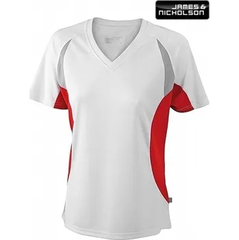 Dámské tričko FOTODÁRKY: Foto-tričko J&N dámské BĚŽECKÉ bílo-červené velikost L m080028