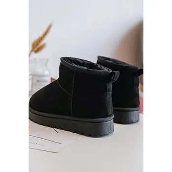 Dívčí sněhule Dětské sněhule zateplené černá Nallita 36