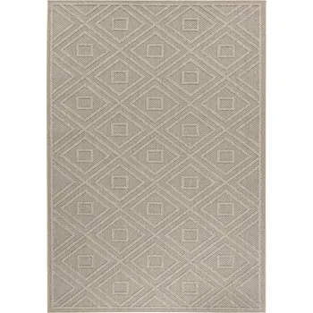 Koberec DOPRODEJ: 80x150 cm Kusový koberec Patara 4956 Beige – na ven i na doma, 80x150, béžová, chodba / předsíň, Ayyildiz - 1 rok na vrácení + DOPRAVA ZDARMA k Vám i zpět