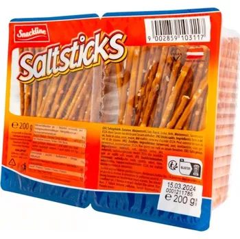 Cukrovinka Snackline Saltsticks 200 g