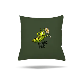 Polštář Bastard Rostu do krásy polštář Olive Green