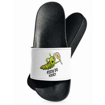 Pánské pantofle Bastard Rostu do krásy pantofle White