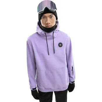 SIROKO Pánská snowboardová bunda W1 Snowy Levandulová 2XS MODRÁ