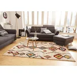 Kusový koberec Nomadic 102693 Geometric Creme 200x290 cm
