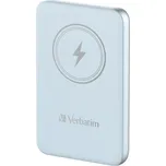 Verbatim Charge 'n' Go, magnetická, 10000 mAh, USB-C, modrá