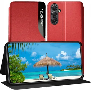 Pouzdro na mobilní telefon Flipové pouzdro MBM pro Samsung Galaxy S24 červené