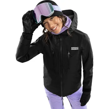 SIROKO Dámská snowboardová bunda W5-W Nix Černá 2XS ČERNÁ