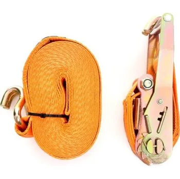 Upínací popruh Kraft&Dele KD1331, Dvoubodový přepravní pás 6m/50mm/5t | polyester, celokovová přezka, vysoká nosnost