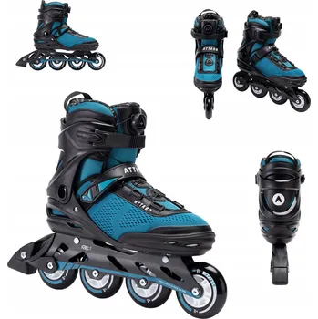 Kolečkové brusle Kolečkové Brusle ATTABO OneFoot modré 43 Hliníková ližina