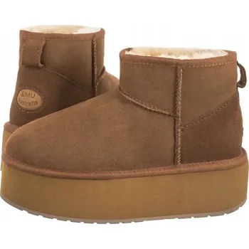 Dámská zimní obuv Emu Australia Dámské boty Stinger Micro Flatform Chestnut 37