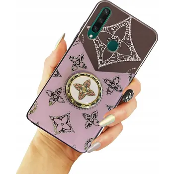 Pouzdro na mobilní telefon Zadní Kryt Erbord pro Huawei Y6P fialový