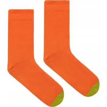 Pánské ponožky KABAK Ponožky GOTS barevné Mrkev 36-41 oranžové velikost 36-40