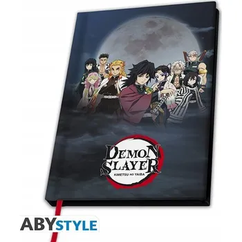 Zápisník Notes AbyStyle Demon Slayer Pillars A5, černý