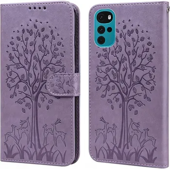 Pouzdro na mobilní telefon Flipové pouzdro XGSM pro Motorola Moto G22 fialové