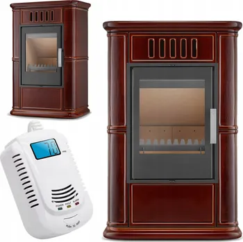 Krbová kamna Kamna kachlový krb kozí kamna krbová vložka OLBIA Brown 7,5 kW CDP