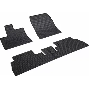 autokoberec Aroso Autokoberce gumové přesné s nízkým okrajem - Peugeot Rifter (2018-2023) 5-sedadel (904666)