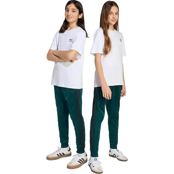 Dětské tepláky adidas Originals JV8569 zelená 96X, vel. 140