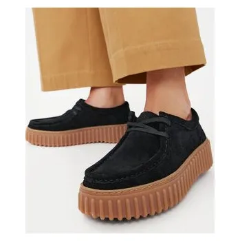 Dámské polobotky Polobotky Clarks Torhill Bee 26172044 Černá 39