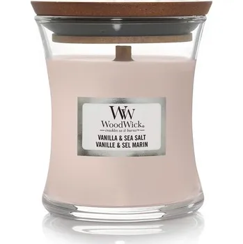 Svíčka Vonná svíčka WoodWick VANILLA & SEA SALT malá 85g w010018