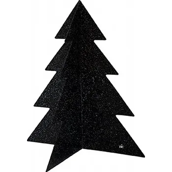 Bastion Collections Dekorace Xmas TREE - BLACK, malý 15 cm b420072