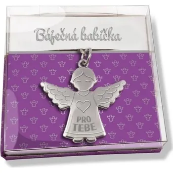 Nekupto Dárková klíčenka Anděl - Báječná babička 6970039