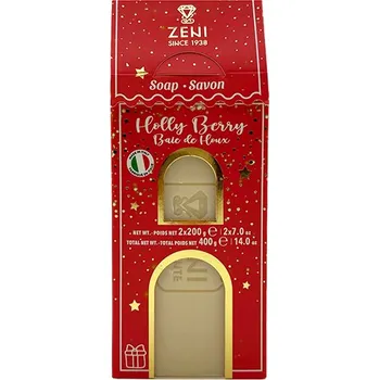 Mýdlo ZENI - HOLLY BERRY, tuhé mýdlo 2x 200g k500113