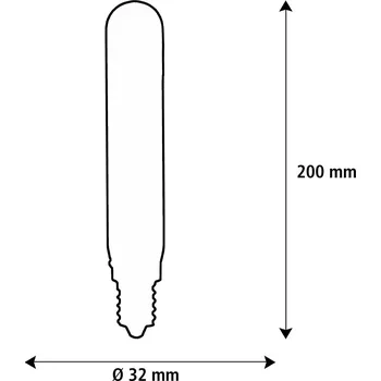 Lampička SEGULA LED Elegant Line E27 5W Tube 2 700 K žárovka stmívatelné