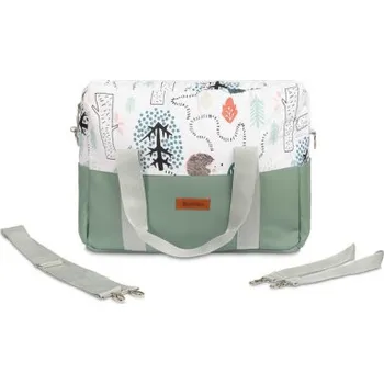 Taška ke kočárku, ekokůže - Ježek Toník, zelená