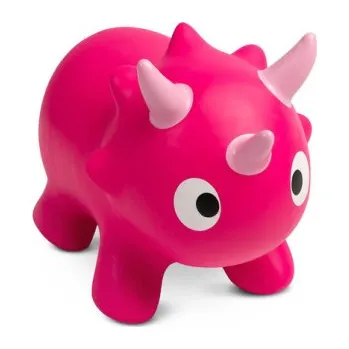 Hopsadlo Skákací Dino s pumpičkou, pink