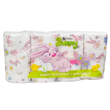 Toaletní papír Toaletní papír s potiskem 3 vrstvý 8 ks Bunny