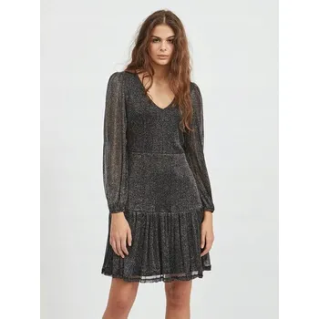 Dámské šaty VILA BROKÁTOVÉ ŠATY MINI (XS)
