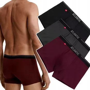 Boxerky 3-BALENÍ Pánské boxerky šortkového střihu Atlantic XL