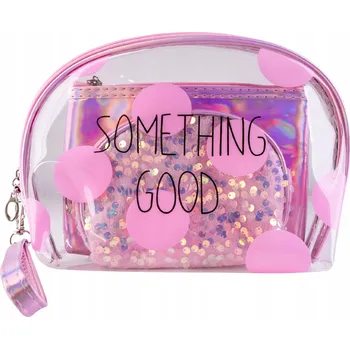 Kosmetická taška Sada 3 kosmetických taštiček "Something Good"
