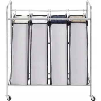 Koš na prádlo Koš na prádlo SucceBuy 138 l šedý