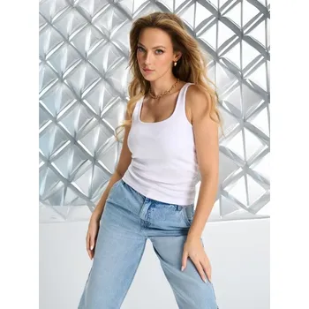 Sinsay - Top - bílá - 7091F-00X - 7091F-00X-XXS