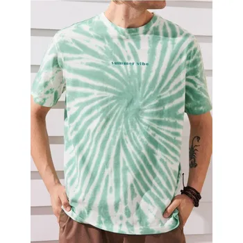 Pánská móda Sinsay - Batikované tričko - bílá - 9429I-00X - 9429I-00X-S