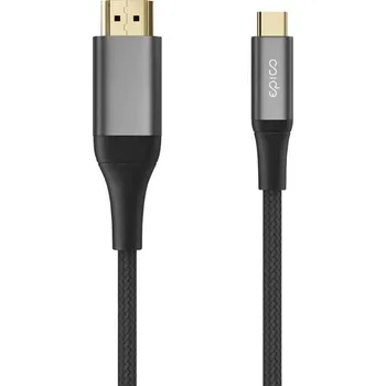 Video kabel Epico UltraLink HDMI/USB-C, 4K/60Hz, 2m (9915141900017) šedý