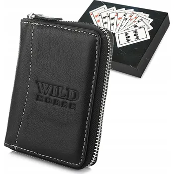 Peněženka Kožená peněženka RFiD, vertikální, velká, na zip, prémiová, pravá kůže Beltimore