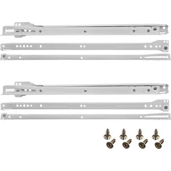 HELPMATE Kolečkové výsuvy pro zásuvky 350 mm 2 páry 4dílná sada Kolejnicový výsuv pro zásuvky