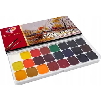 Vodová barva Akvarelové barvy Deluxe 12 ks