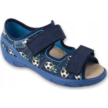 Chlapecké sandály Befado dětské sandály textilní modré velikost 30